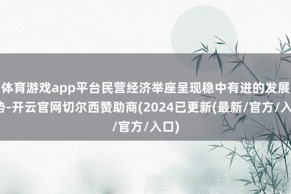 体育游戏app平台民营经济举座呈现稳中有进的发展态势-开云官网切尔西赞助商(2024已更新(最新/官方/入口)