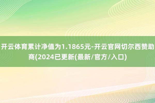 开云体育累计净值为1.1865元-开云官网切尔西赞助商(2024已更新(最新/官方/入口)