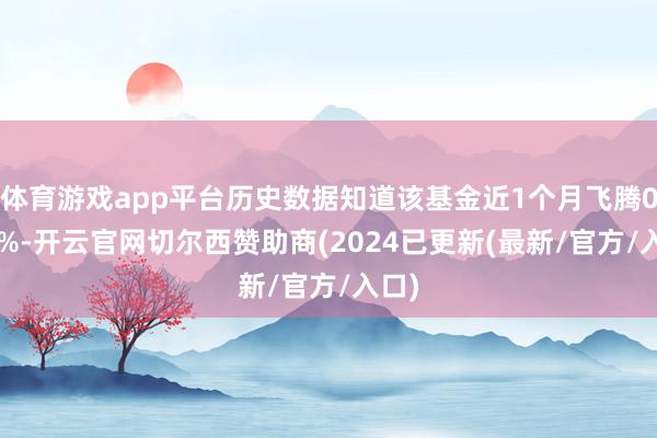 体育游戏app平台历史数据知道该基金近1个月飞腾0.13%-开云官网切尔西赞助商(2024已更新(最新/官方/入口)