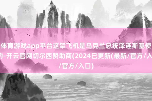 体育游戏app平台这架飞机是乌克兰总统泽连斯基使用的-开云官网切尔西赞助商(2024已更新(最新/官方/入口)