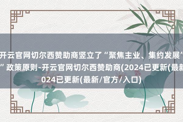 开云官网切尔西赞助商竖立了“聚焦主业、集约发展”的“一个吉祥”政策原则-开云官网切尔西赞助商(2024已更新(最新/官方/入口)